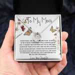 Mom Necklace Gift, You Are The World Necklace, Mother's Day Gift, Mother Daughter Neckalce Mother's Day Lucky In Love Necklace