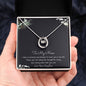 To My Mom Necklace -Mother's Day Gift For Mom From Son, Thank You Mom Mother's Day Lucky In Love Necklace