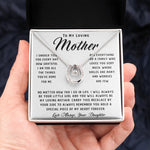 To My Loving Mother Necklace Where Are Smiles Are Many And Worries Are Few Gift For Her Mother's Day Necklace Mother's Day Lucky In Love Necklace