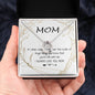Mom Necklace - Love You Always And Forever Mother's Day Gift Mother's Day Lucky In Love Necklace