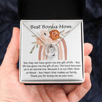 Mom Necklace, Best Mother's Day Gift - Stepmom Necklace, Bonus Mom Necklace Gift For Stepmom Neckalce Mother's Day Lucky In Love Necklace