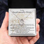 Mom Necklace, Mother-In-Law Necklace, To My Boyfriend's Mom Necklace, Gift For Boyfriend's Mom Mother's Day Necklace Mother's Day Lucky In Love Necklace