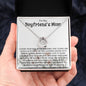 Mother-In-Law Necklace, Gift To My Boyfriend's Mom Necklace, Gift For Future Mother-In-Law Mother's Day Lucky In Love Necklace