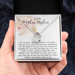 Bonus Mom Necklace, To My Other Mother Necklace, Gift For Second Mom, Mother-In-Law, Bonus Mom Mother's Day Lucky In Love Necklace