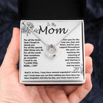 Mom Necklace -To My Mom - I Need To Say I Love You, Mom... I Do - Mother's Day Gift Mother's Day Lucky In Love Necklace