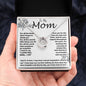 Mom Necklace -To My Mom - I Need To Say I Love You, Mom... I Do - Mother's Day Gift Mother's Day Lucky In Love Necklace