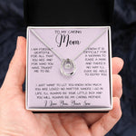 Gift For Caring Mom Form Son, To My Mom Necklace Gift For Mother's Day Mother's Day Lucky In Love Necklace