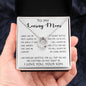 To My Loving Mom - Your Warmth Gve Me Comfort Mother's Day Gift Necklace Form Son Mother's Day Lucky In Love Necklace