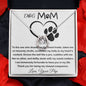 Mom Necklace - To My Dog Mom - Love You Always And Forever - Mother's Day Gift Mother's Day Lucky In Love Necklace