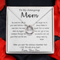Mom Necklace - Gift For Mom From Son - You Have Been My Biggest Champion Mother's Day Gift Mother's Day Lucky In Love Necklace