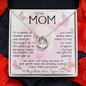To My Mom Necklace To A Woman Of Wisdom Mother's Day Gift For Mom From Son Mother's Day Lucky In Love Necklace