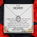 Mommy Necklace, To My Mommy Necklace, Gift For Mom To Be Necklace, Gift For First Time Mom, Expecting Mother Necklace, New Mom Necklace Gift Mother's Day Lucky In Love Necklace
