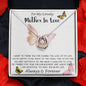 Mom Necklace Gift - To My Lovely Mother In Love - Always & Forever, Mom Necklace Mother's Day Lucky In Love Necklace