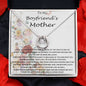 Mother-In-Law Necklace, To My Boyfriend's Mom Gift, Future Mother-In-Law Necklace Mother's Day Lucky In Love Necklace
