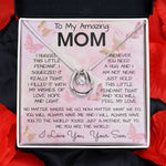 To My Mom Necklace From Son Gift Ideas For Mother's Day Necklace Mother's Day Lucky In Love Necklace