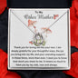 Bonus Mom Necklace, Other Mother Necklace, Gift For Bonus Mom Second Mom Necklace Mother's Day Lucky In Love Necklace