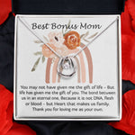 Mom Necklace, Best Mother's Day Gift - Stepmom Necklace, Bonus Mom Necklace Gift For Stepmom Neckalce Mother's Day Lucky In Love Necklace