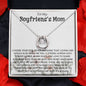 Mother-In-Law Necklace, Gift To My Boyfriend's Mom Necklace, Gift For Future Mother-In-Law Mother's Day Lucky In Love Necklace