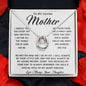 To My Loving Mother Necklace Where Are Smiles Are Many And Worries Are Few Gift For Her Mother's Day Necklace Mother's Day Lucky In Love Necklace