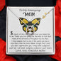 Mom Necklace Gift - To My Amazing Mom - From Son - Beautiful Gift Set Mom Necklace Mother's Day Lucky In Love Necklace
