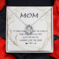 Mom Necklace - Love You Always And Forever Mother's Day Gift Mother's Day Lucky In Love Necklace