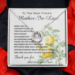 Mother-In-Law Necklace, Thank You To Mother-In-Law Necklace Gift Mother's Day Lucky In Love Necklace