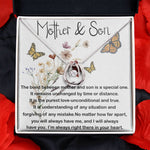 Mom Necklace, Mother and Son Gift, Gift For Mom From Son, Sentimental Gifts For Mom From Son,  Mother's Day Necklace Mother's Day Lucky In Love Necklace