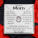 Mom Necklace - Perfect gift for Mom - Gorgeous Necklace with Message Card Mother's Day Lucky In Love Necklace