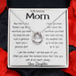 Mom Necklace - Perfect gift for Mom - Gorgeous Necklace with Message Card Mother's Day Lucky In Love Necklace