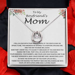 Mom Necklace, Mother-In-Law Necklace, Necklace Gift To My Boyfriend's Mom Gift, Future Mother-In-Law Necklace Mother's Day Lucky In Love Necklace