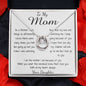 Mom Necklace - To Mom Necklace, Gorgeous Necklace for Mom from Daughter Mother's Day Gift Mother's Day Lucky In Love Necklace