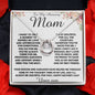 To my Amazing Mom Gift From Son Mother's Day Necklace Mother's Day Lucky In Love Necklace