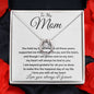 Mom Necklace - To My Mom - Love You Always And Forever Mother's Day Lucky In Love Necklace