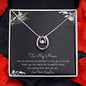 To My Mom Necklace -Mother's Day Gift For Mom From Son, Thank You Mom Mother's Day Lucky In Love Necklace