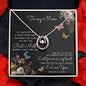 To My Mom Time May Fly Mother's Day Necklace Mother's Day Lucky In Love Necklace