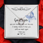 Mom Necklace - I'll Miss You Untill We Meet Again - Mother's Day Gift Mother's Day Lucky In Love Necklace