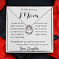 Mom Necklace - Gorgeous Necklace and Message Card for your Mom from Daughter Mother's Day Lucky In Love Necklace