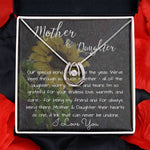 Mom Necklace Gift, Mothers's Day Necklace - Special Bond Mother's Day Lucky In Love Necklace