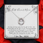 Mom Necklace, Stepmom Necklace, Bonus Mom Necklace, Mother's Day Gift For Step Mom Necklace Mother's Day Lucky In Love Necklace
