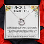 Mom Necklace, Mother Daughter Necklace, Gift For Mom, Mom Necklace, Birthday Gift Necklace Mother's Day Lucky In Love Necklace