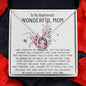 Mom Necklace, Mother-In-Law Necklace, To My Boyfriend's Mom Gift Necklace Mother's Day Lucky In Love Necklace