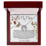 Mom Necklace Gift, You Are The World Necklace, Mother's Day Gift, Mother Daughter Neckalce Mother's Day Lucky In Love Necklace