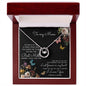 To My Mom Time May Fly Mother's Day Necklace Mother's Day Lucky In Love Necklace