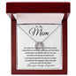 Mom Necklace - To My Mom - Love You Always And Forever Mother's Day Lucky In Love Necklace