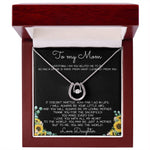 To My Mom Necklace You Are The World Mother Gift Necklace Mother's Day Lucky In Love Necklace