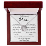 Mom Necklace - Gift for Mom from Son Mother's Day Lucky In Love Necklace