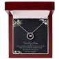 To My Mom Necklace -Mother's Day Gift For Mom From Son, Thank You Mom Mother's Day Lucky In Love Necklace