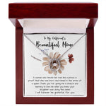 Mom Necklace Gift, To My Girlfriend's Mom Necklace, Gift For Girlfriend's Mom, Mother Of The Bride Mother's Day Lucky In Love Necklace