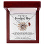Mom Necklace Gift, To My Girlfriend's Mom Necklace, Gift For Girlfriend's Mom, Mother Of The Bride Mother's Day Lucky In Love Necklace