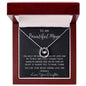 To My Beautiful Mom Necklace, Thank You For Never Ending Love From Daughter, Necklace Gift For Mom Mother's Day Lucky In Love Necklace